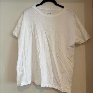 MATE the Label Crisp White Short Sleeve Tee